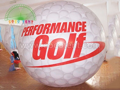 Giant Inflatable Golf Ball Inflatable Golf Ground Helium Balloon