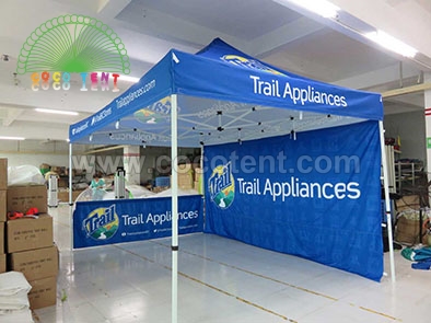 10x15M Custom Printed Blue Pop Up Canopy Tents