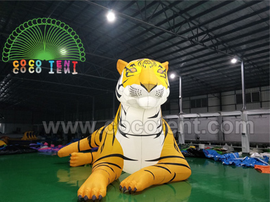 Lighting Inflatable Tiger Replica Decorations
