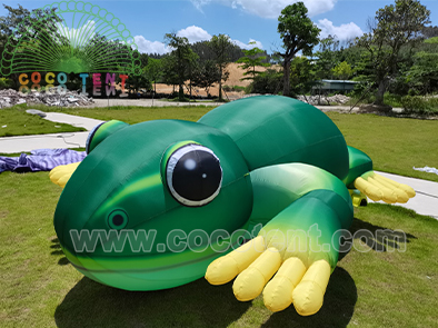 Cute Inflatable Frog Model Animal Cartoon for Sale